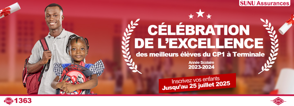 SUNU Assurances récompense des meilleurs élèves 2025